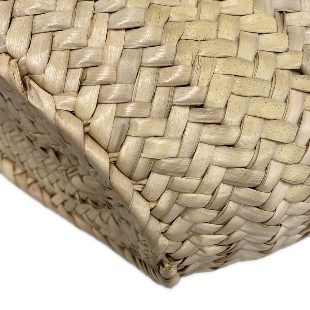 Loewe Natural Leaf Palm White Tote Bag Calfskin Basket - Picture 6 of 16